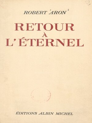 cover image of Retour à l'éternel